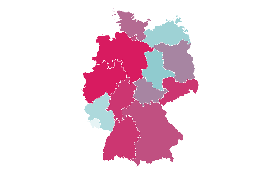 Affinity by region — Inflation, Germany