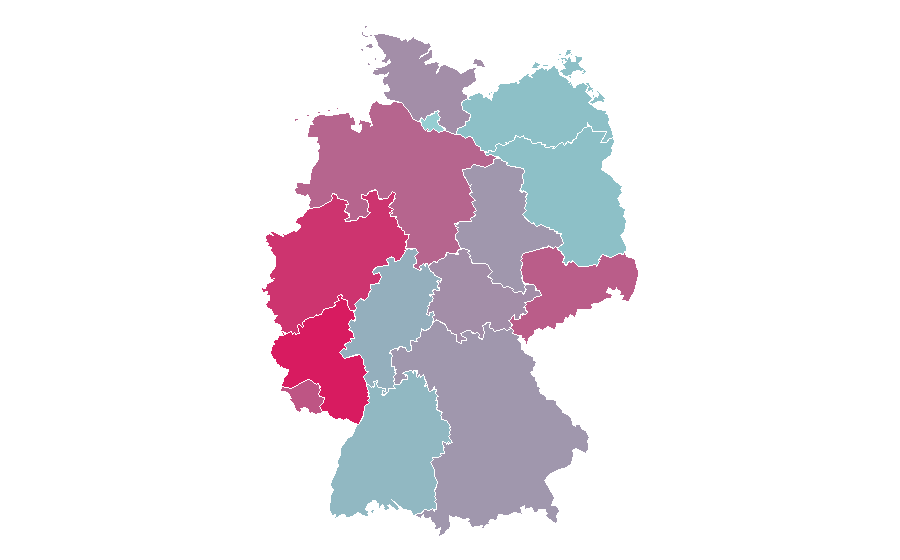 Affinity by region — Influenza, Germany