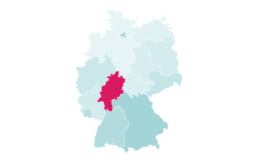 Affinity by region — Infrared, Germany