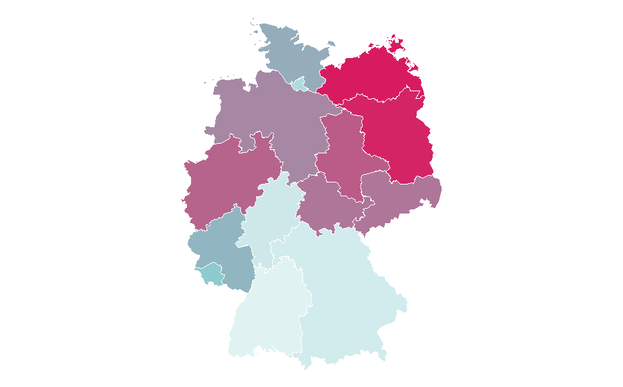 Affinity by region — Ingo Appelt, Germany