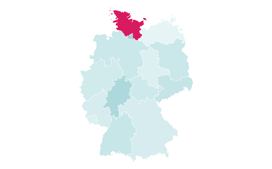 Affinity by region — Injury, Germany