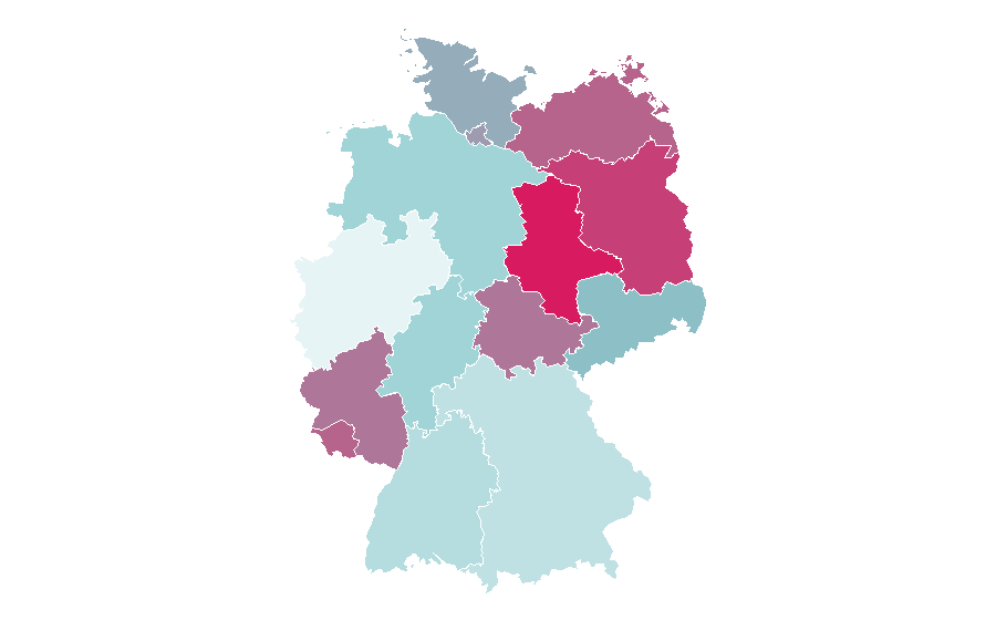 Affinity by region — Inline-four engine, Germany