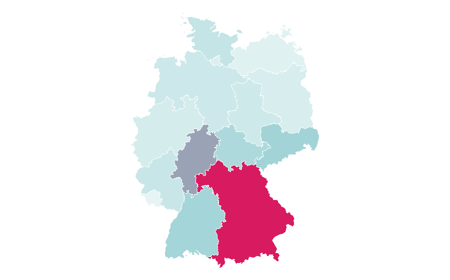 Affinité par région — Inn, Allemagne
