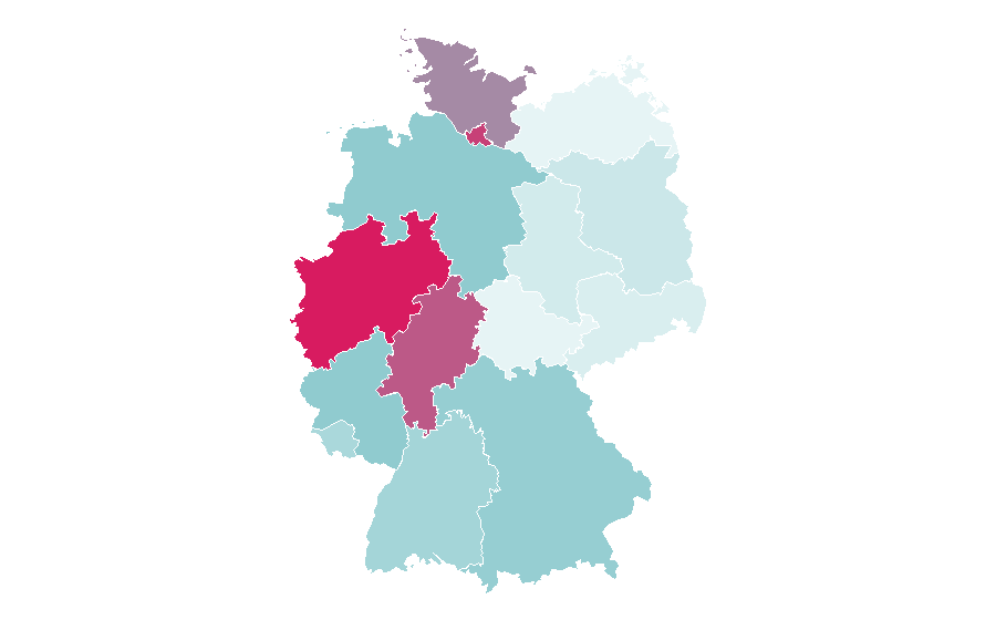 Affinity by region — Inside Man, Germany