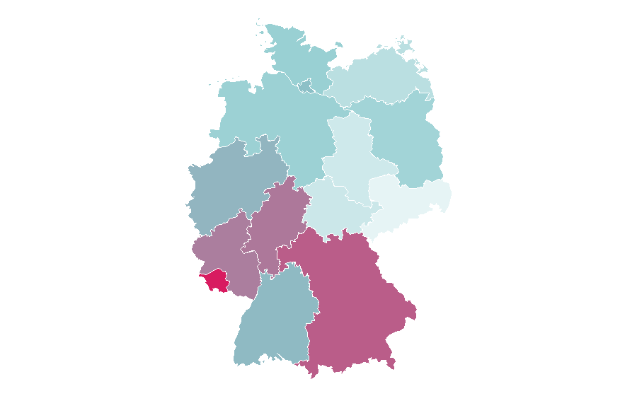 Affinity by region — InstaMotion, Germany