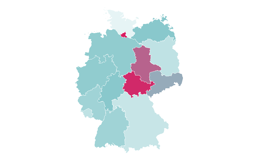 Affinity by region — Instant coffee, Germany