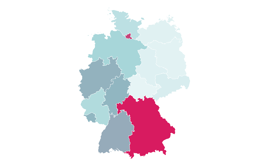 Affinity by region — InStyle, Germany