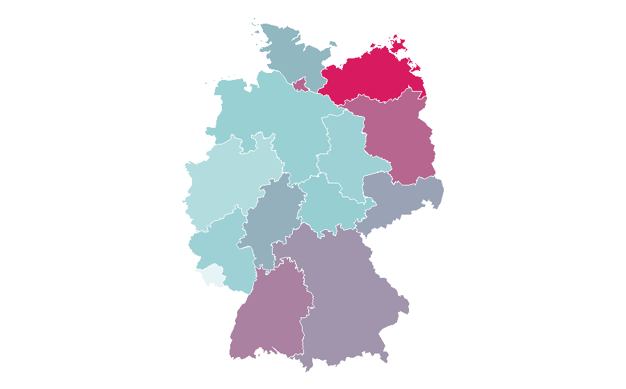 Affinity by region — Interflora, Germany