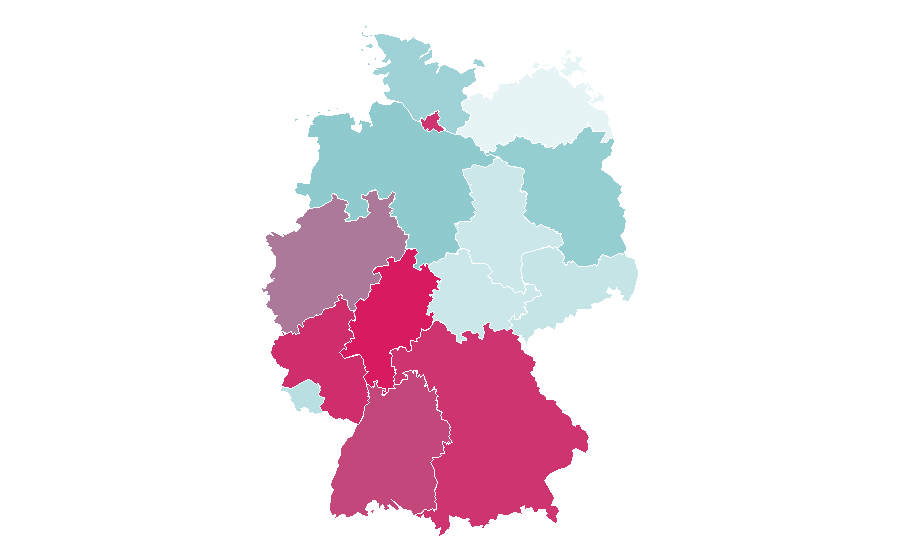 Affinity by region — International Airport, Germany