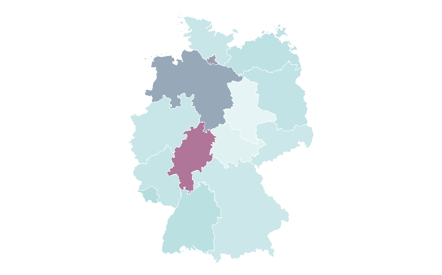 Affinity by region — International law, Germany