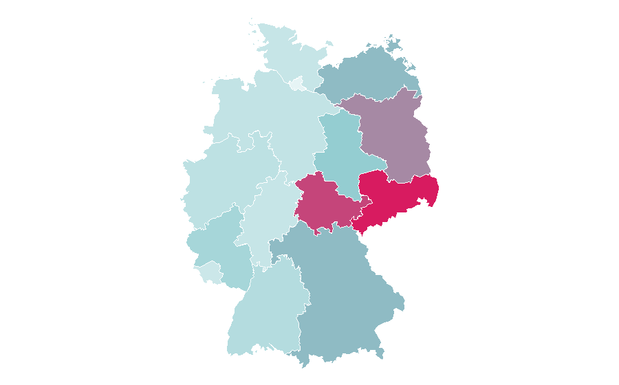 Affinity by region — International Space Station, Germany