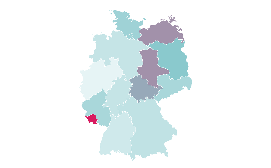 Affinity by region — Internet privacy, Germany