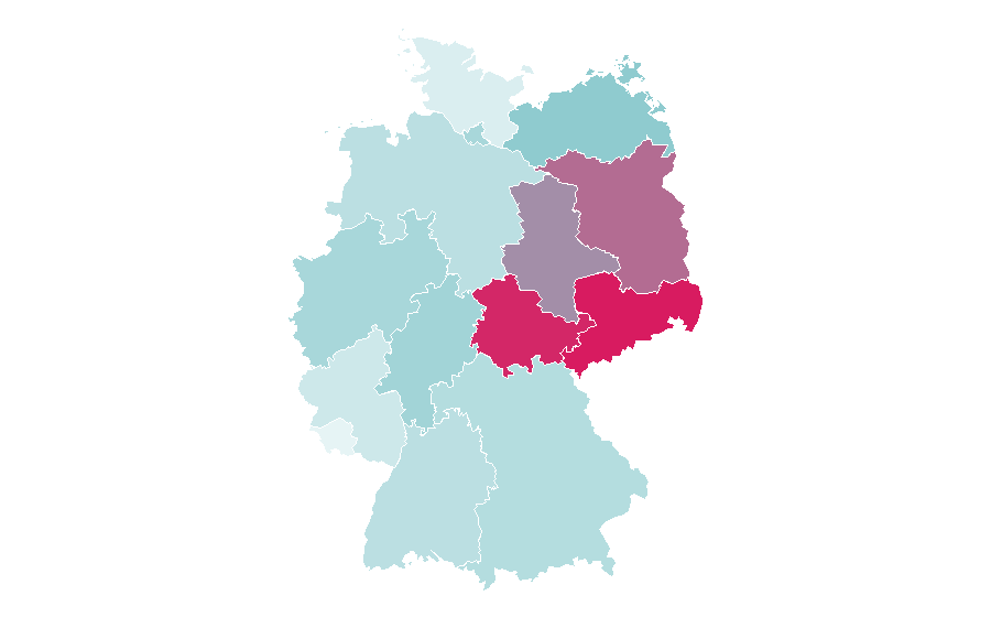 Affinity by region — Interview (magazine), Germany