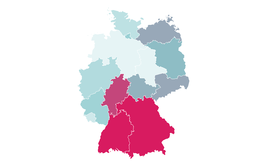 Affinity by region — Ionian Sea, Germany