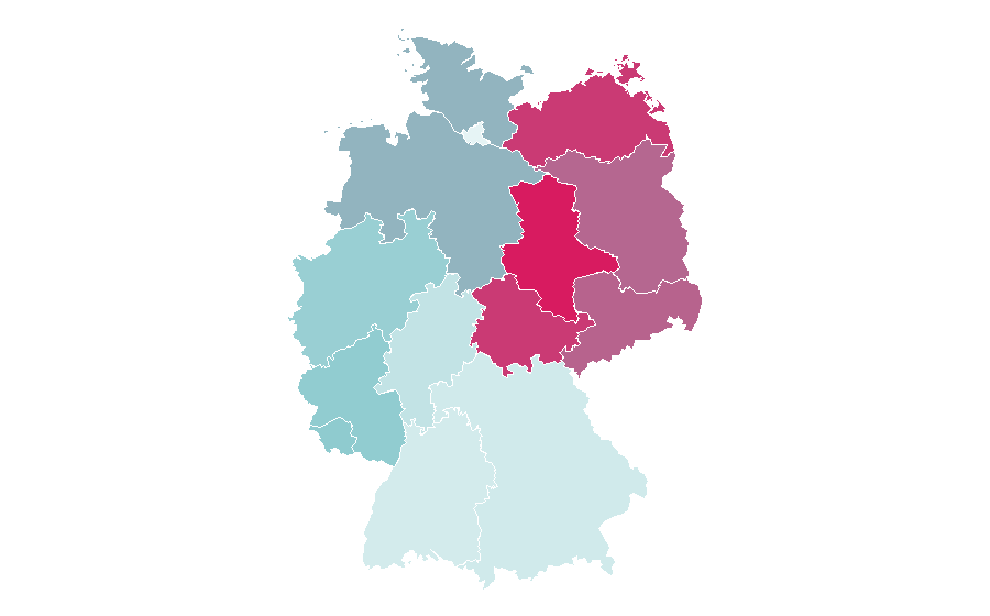 Affinity by region — Ireen Sheer, Germany