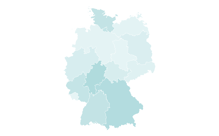 Affinity by region — Irish pub, Germany