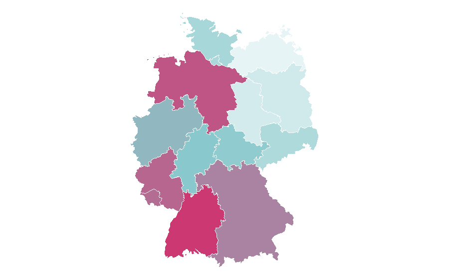 Affinity by region — Iron Maiden, Germany