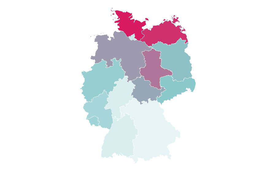 Affinity by region — Isabel Varell, Germany