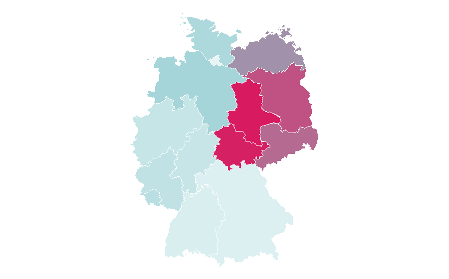 Affinity by region — Isabell Gerschke, Germany