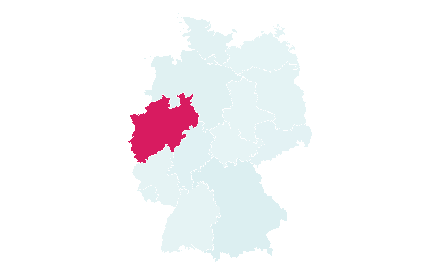 Affinity by region — Iserlohn Roosters, Germany