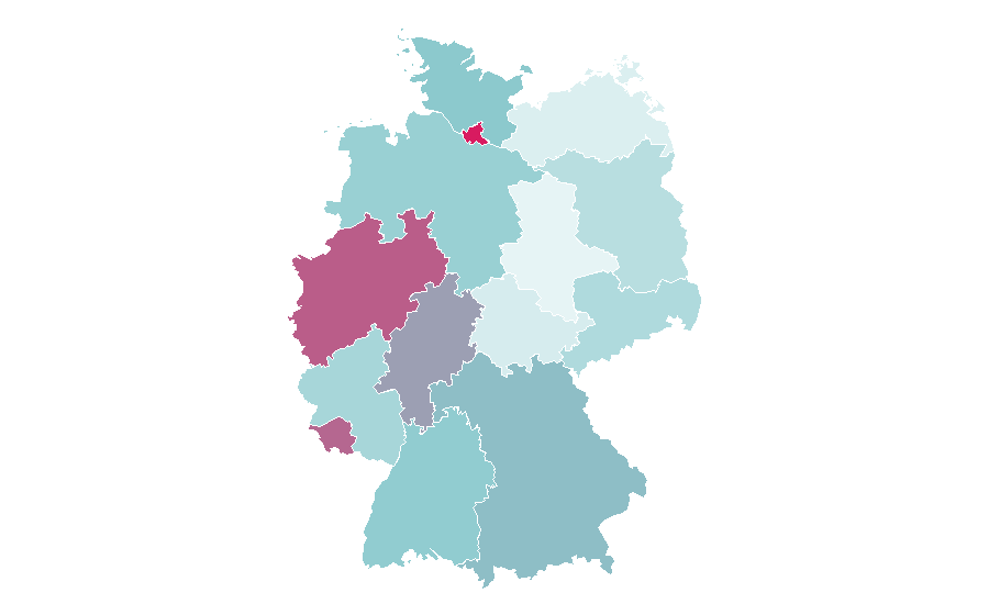 Affinity by region — IU (singer), Germany
