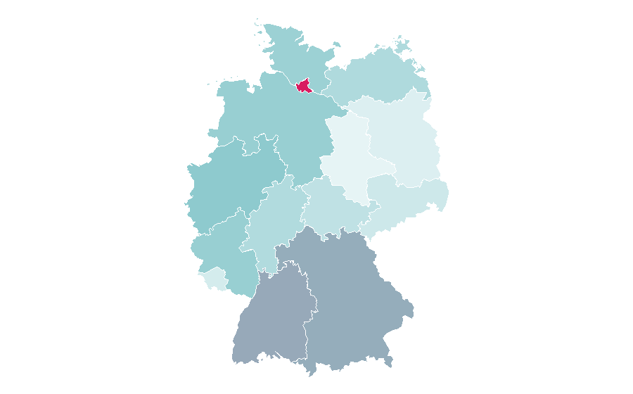 Affinity by region — JACK & JONES, Germany