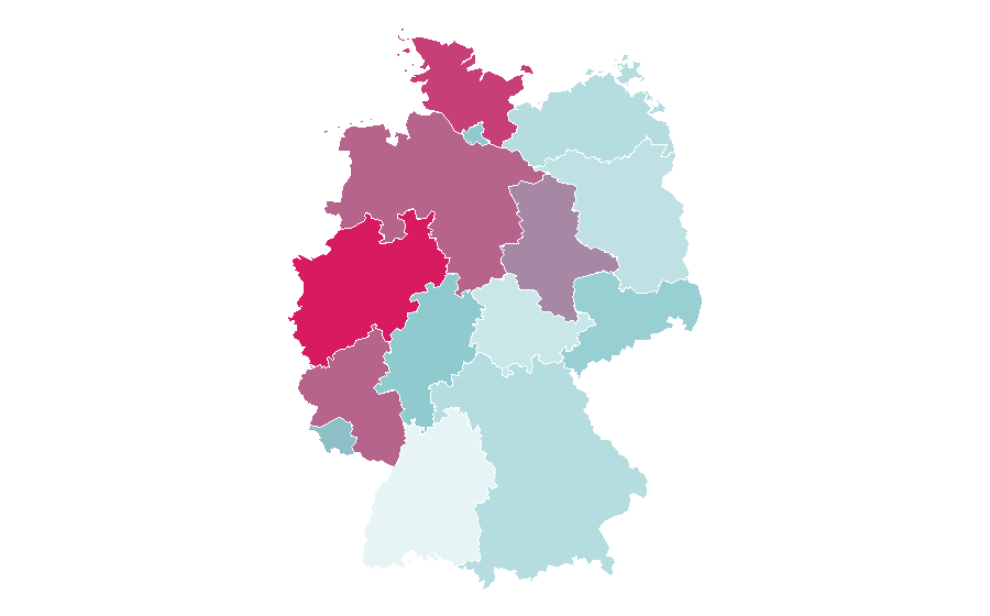 Affinity by region — Jack Gleeson, Germany