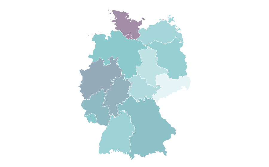 Affinity by region — Jack Nicholson, Germany