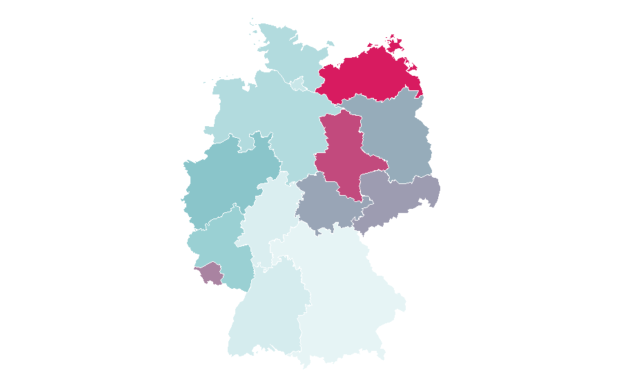 Affinity by region — Jackpotpiraten, Germany