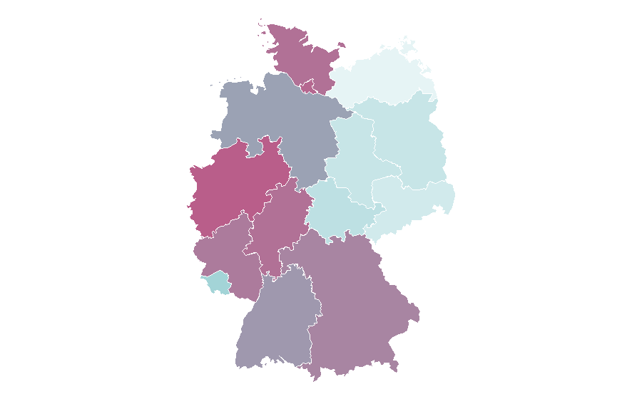 Affinity by region — Jacqueline Kennedy Onassis, Germany