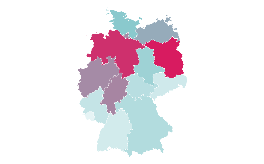 Affinity by region — Jagiellonia Białystok, Germany