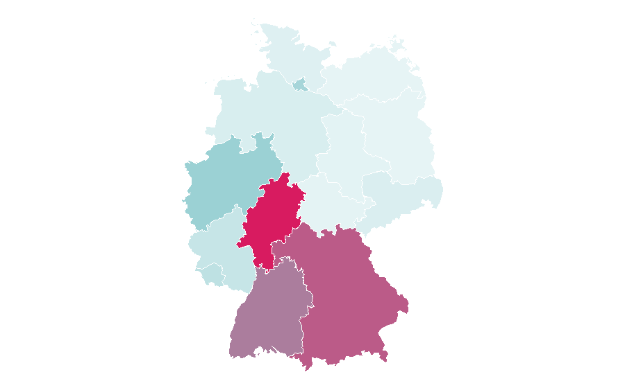 Affinity by region — Jaguar Land Rover, Germany