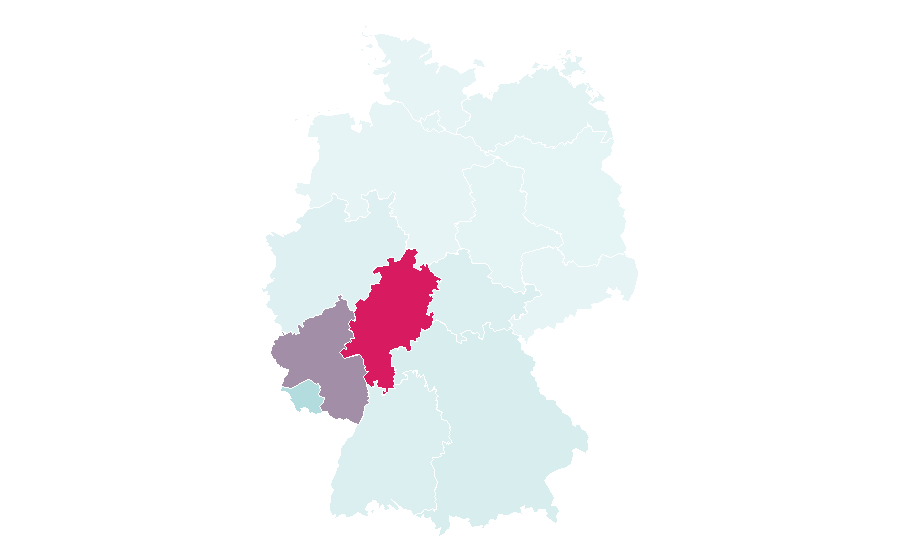 Affinity by region — Jahrhunderthalle Frankfurt, Germany