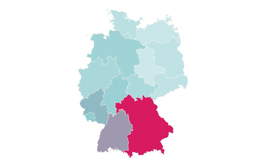 Affinité par région — Jamal Musiala, Allemagne