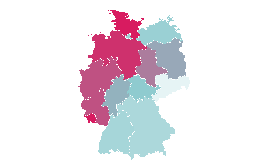 Affinity by region — James Caan, Germany