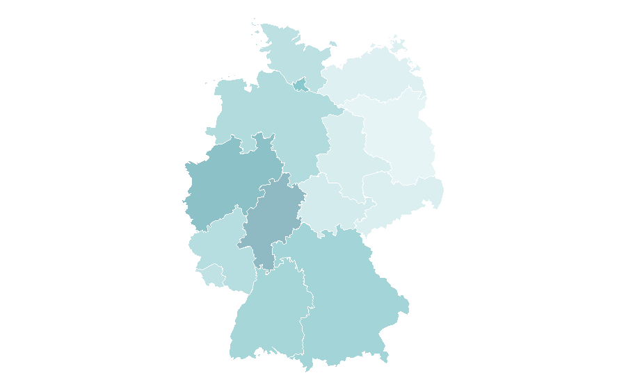 Affinity by region — James Franco, Germany