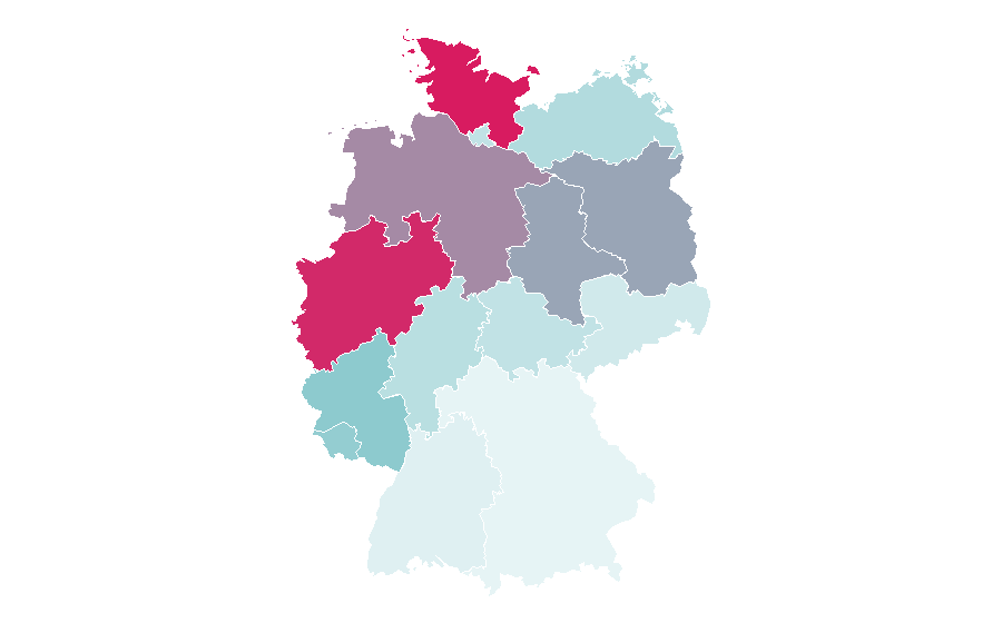 Affinity by region — James Spader, Germany