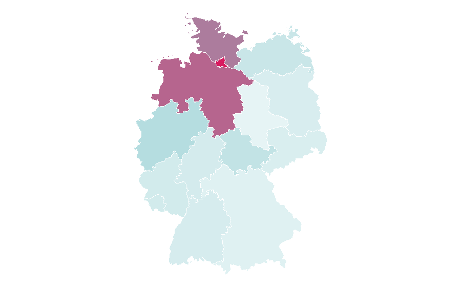 Affinity by region — Jan Delay, Germany