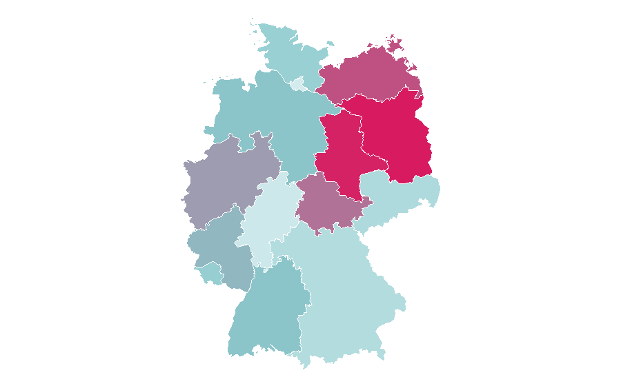 Affinity by region — Jana Ina, Germany