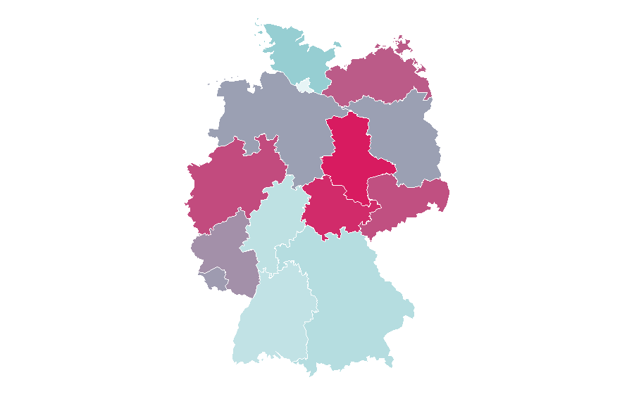 Affinity by region — Janine Kunze, Germany