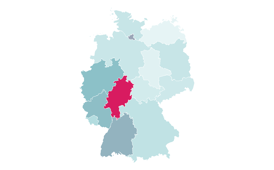 Affinity by region — Japan Airlines, Germany