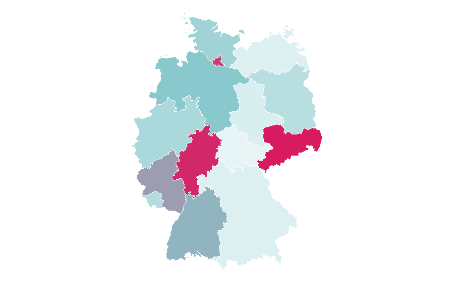 Affinity by region — Japanese television drama, Germany
