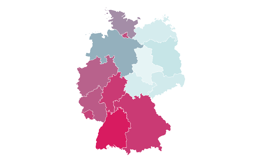 Affinity by region — Jasmine Paolini, Germany