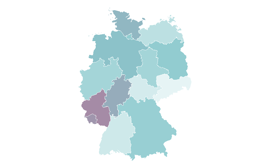 Affinity by region — Jayne Mansfield, Germany