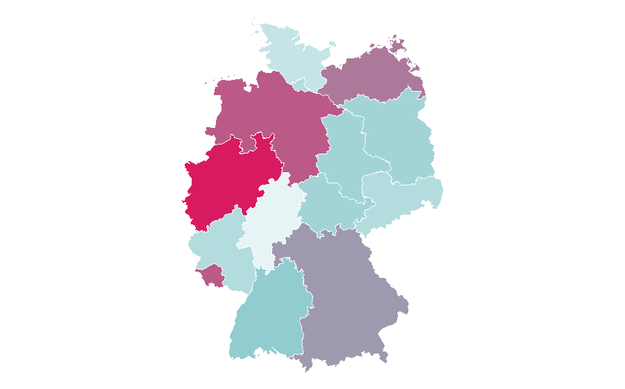 Affinité par région — Jazz fusion, Allemagne