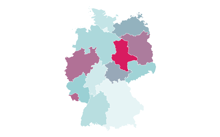 Affinity by region — Jean-Claude Van Damme, Germany