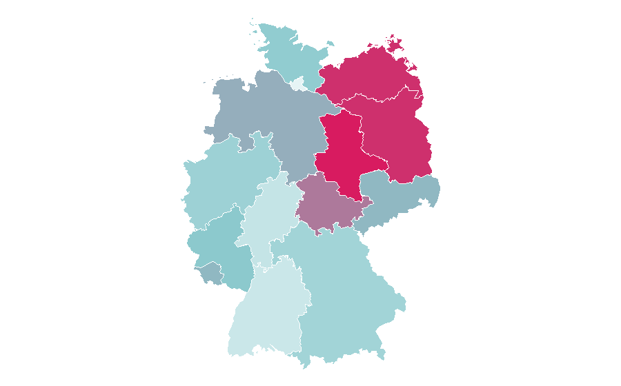Affinity by region — Jeanne Tripplehorn, Germany