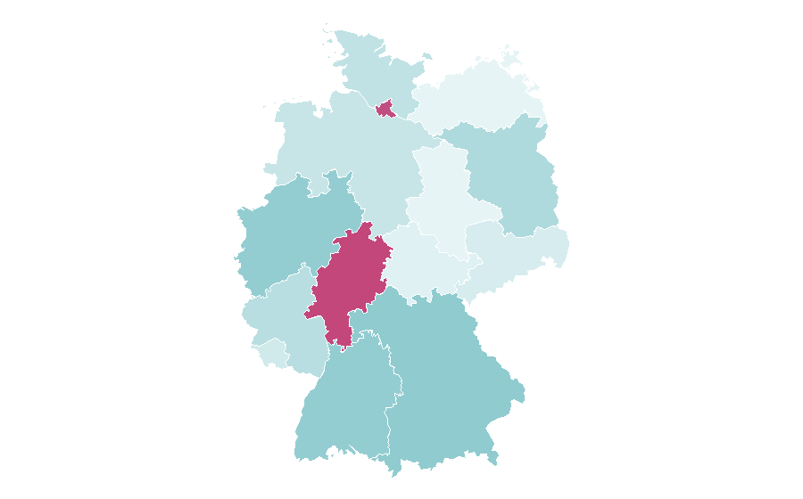 Affinity by region — Jeddah, Germany