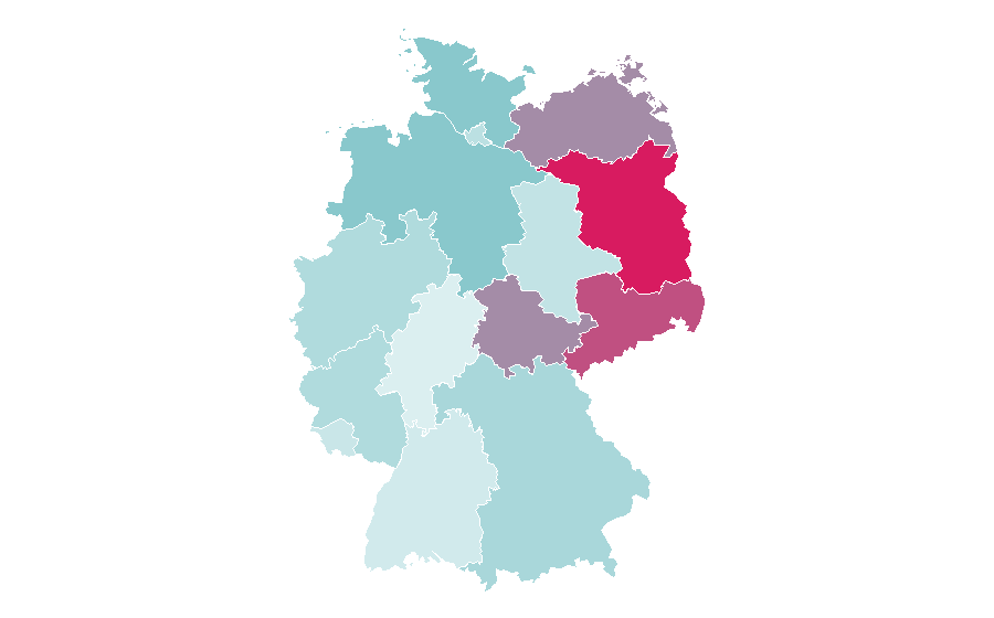 Affinity by region — Jella Haase, Germany