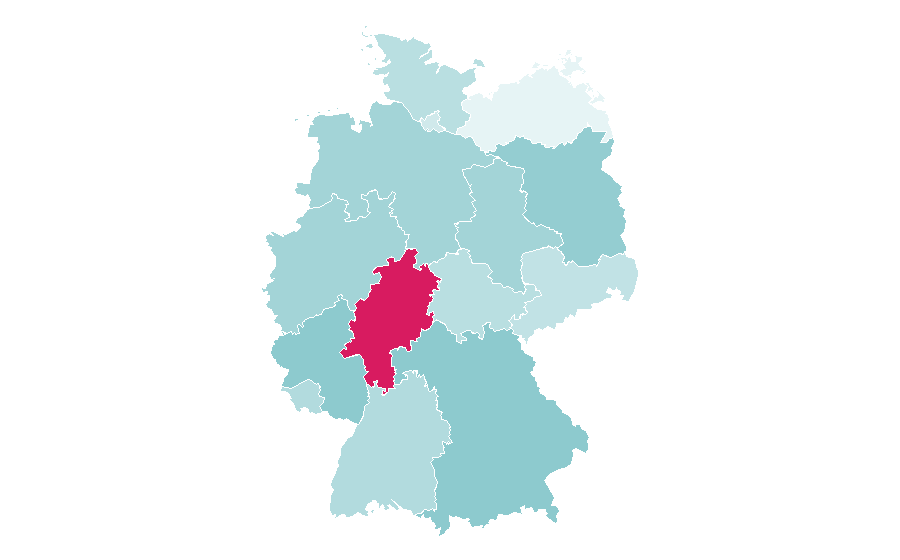 Affinity by region — Jennifer Connelly, Germany